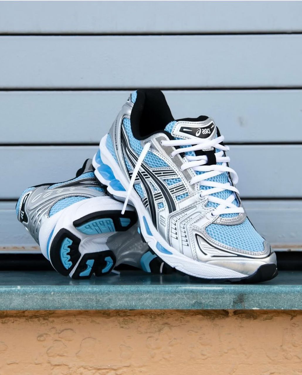 ASICS Gel-Kayano 14 Sky Blue - Vue 3