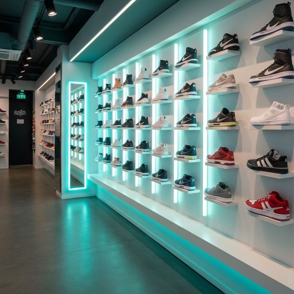 Interieur du magasin Cara Best Shoes Store Abidjan